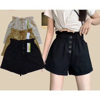 Quần short kiểu nữ lưng cao tôn dáng, quần đùi kaki lưng thun mềm mịn size 35kg-55kg