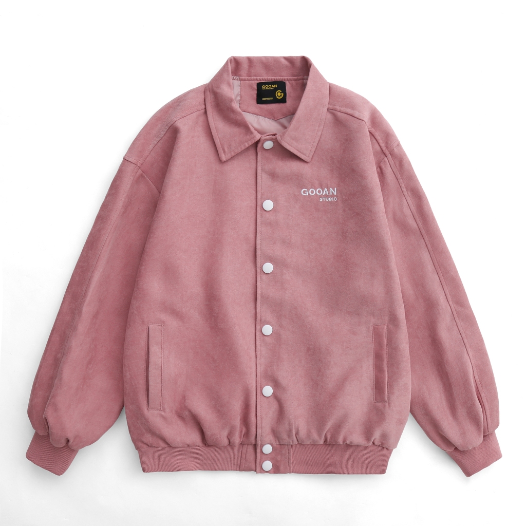 Áo Khoác Varsity Bomber Gooan Basic Form Rộng Unisex