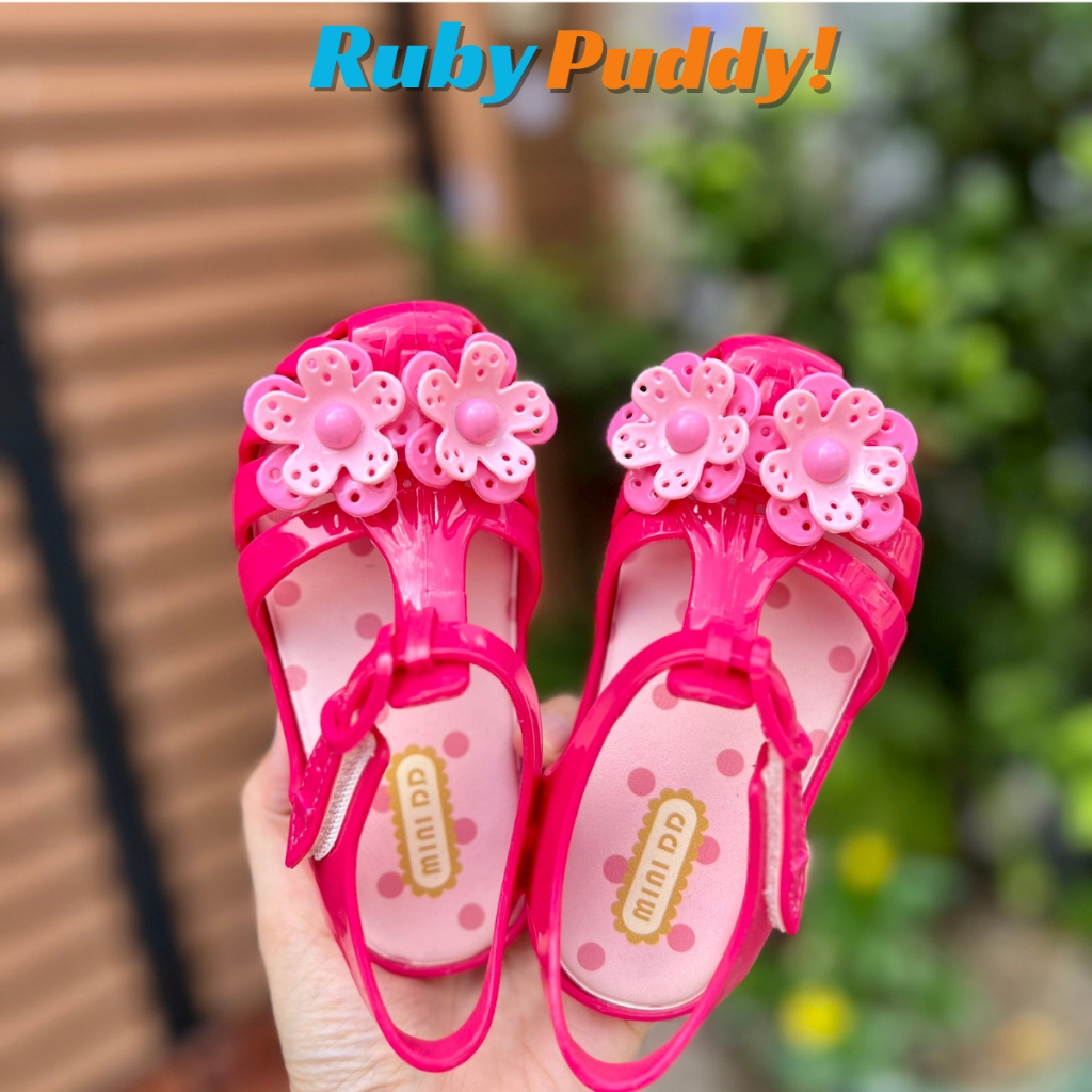 Giày Nhựa Dẻo Thơm Bé Gái Ruby Puddy MS03