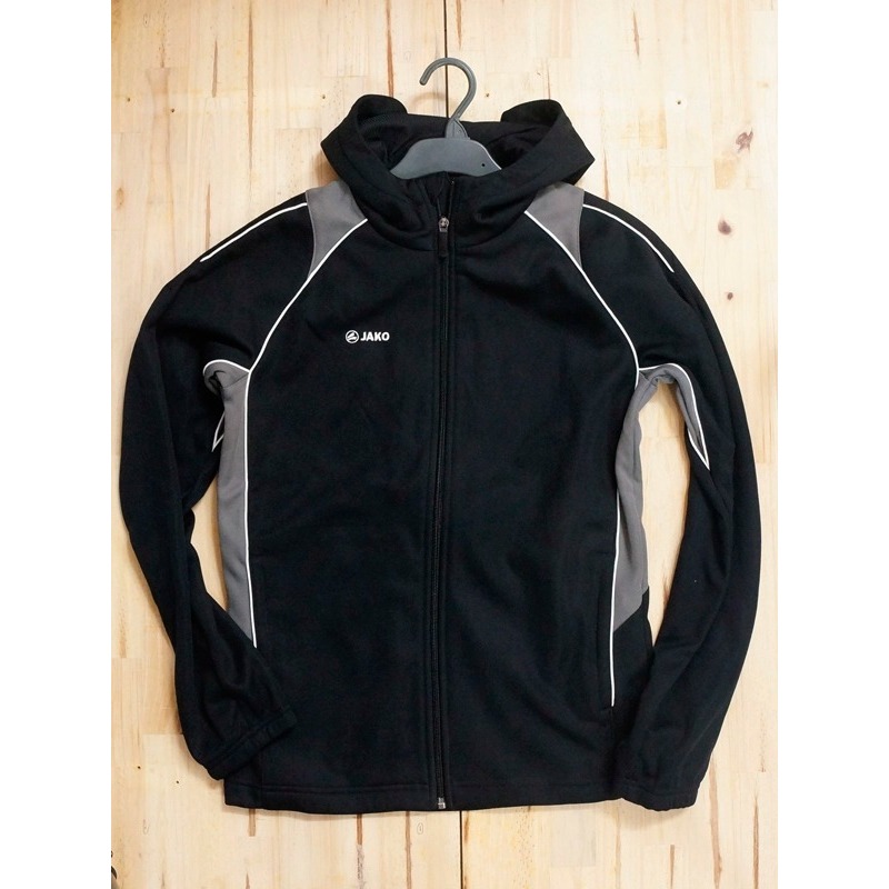 ÁO KHOÁC NAM JAKO CHAMPION HOODED JACKET - SIZE XS-S - MÀU ĐEN