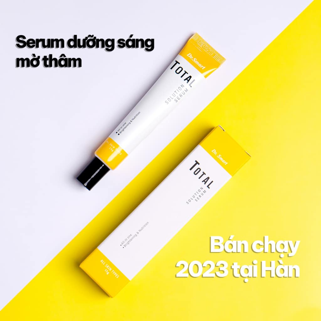 Tinh chất dưỡng trắng da toàn diện Total Solution Serum Dr.Smart 15g 🌻