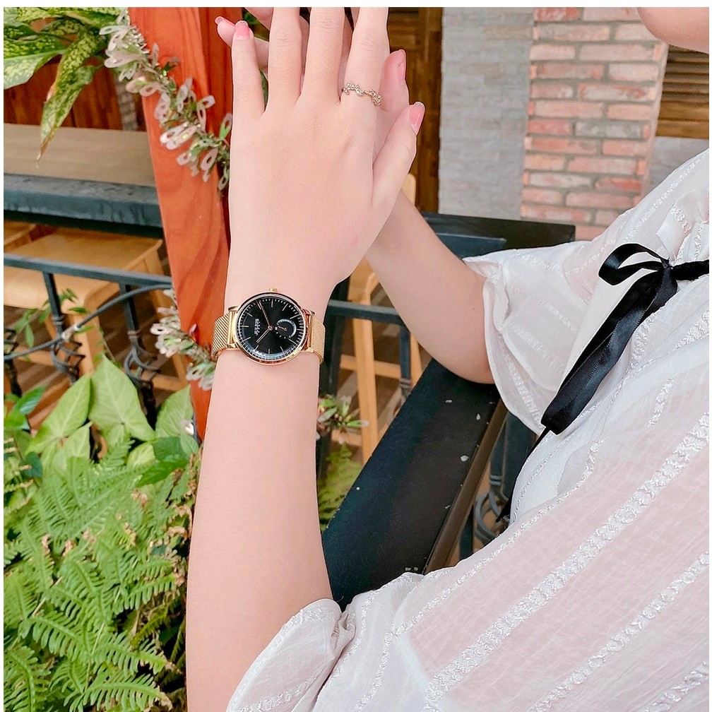 Đồng hồ nữ JULIUS JA-1065 dây thép