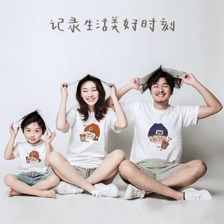 Áo gia đình Familylove - Set áo gia đình in họa tiết gia đình chibi đáng yêu chất liệu cotton 100% cao cấp