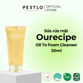 Sữa rửa mặt pestlo oil to foam cleanser
