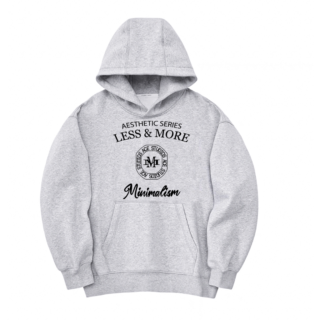 Áo Hoodie nỉ The Xide in hình chữ  form rộng oversize chất nỉ bông