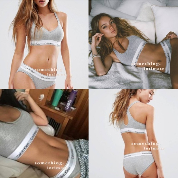 Sport Bra CK Modern Cotton Padded Bralette Nâng Ngực Chéo Lưng + Bikini Siêu Đẹp