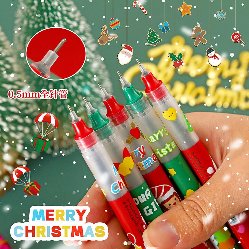 Bút noel mực đen quà tặng giáng sinh cho học sinh