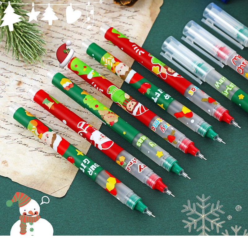 Bút noel mực đen quà tặng giáng sinh cho học sinh