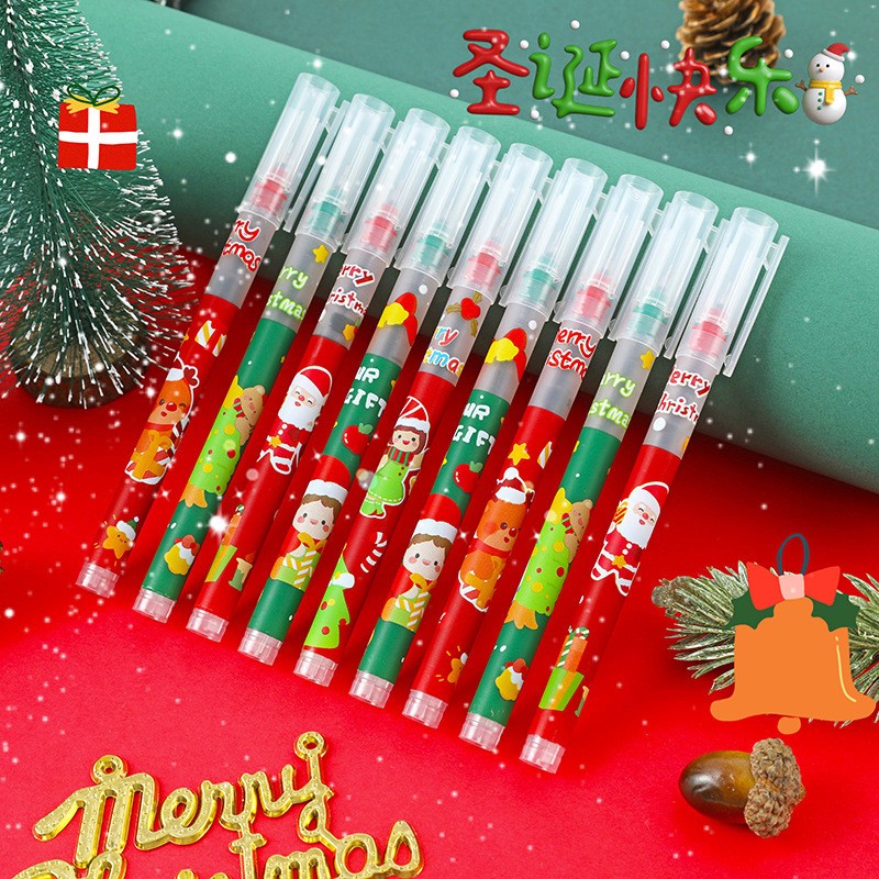 Bút noel mực đen quà tặng giáng sinh cho học sinh