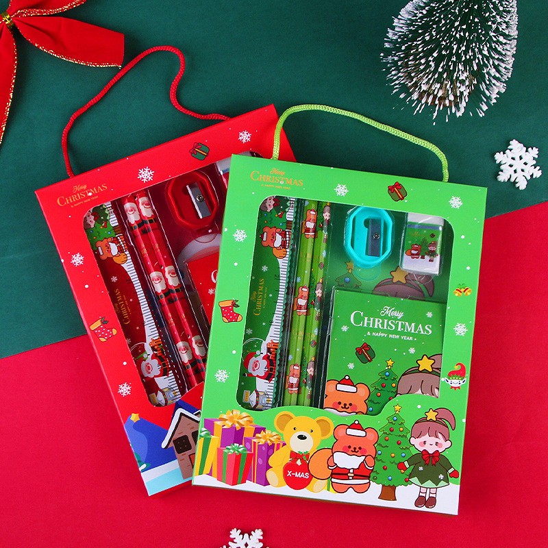 Sét quà tặng noel giáng sinh cho học sinh hộp to