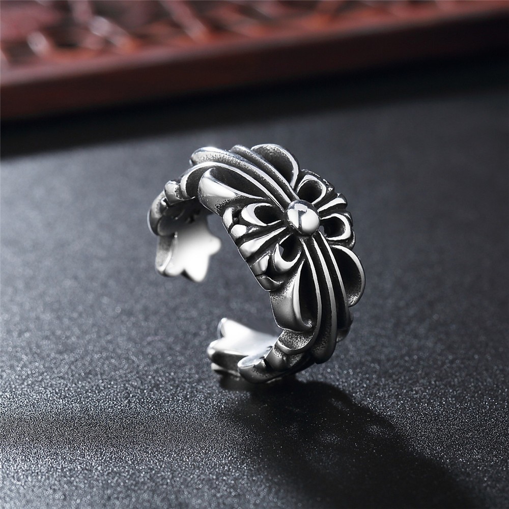 Nhẫn Chrome Hearts cao cấp JAMS không gỉ unisex cá tính
