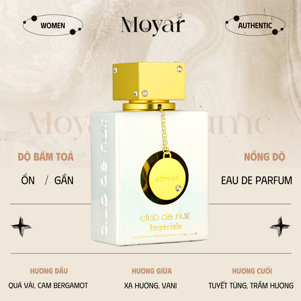 10ml Armaf Club de Nuit White Imperial EDP | Nước hoa nữ