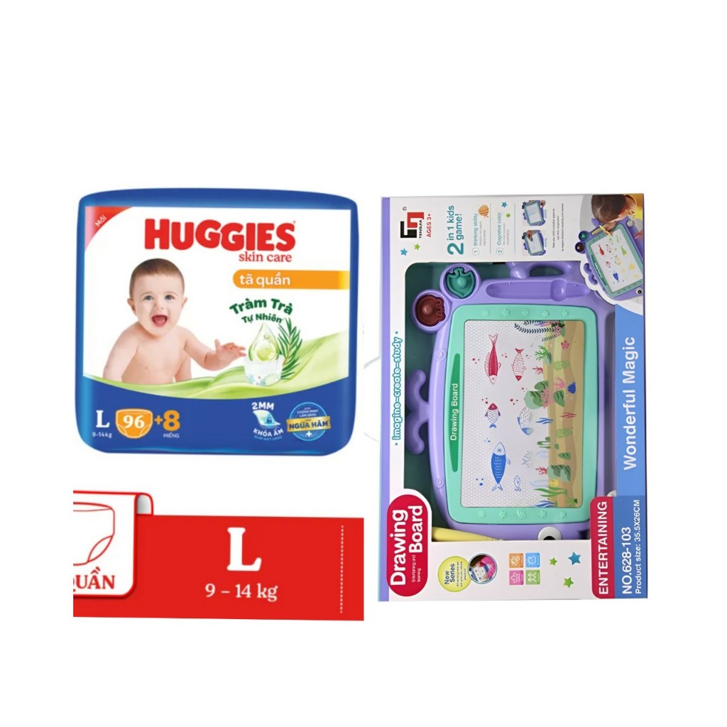 Tã quần Huggies Skincare Mega Jumbo M106/L96+8/XL84+4/XXL76+4