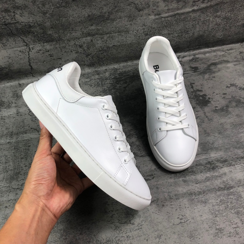 Giày thể thao Beman, giày sneakers nam, giày làm bằng da bò nappa nhập khẩu cao cấp, đế cao su đúc nguyên khối