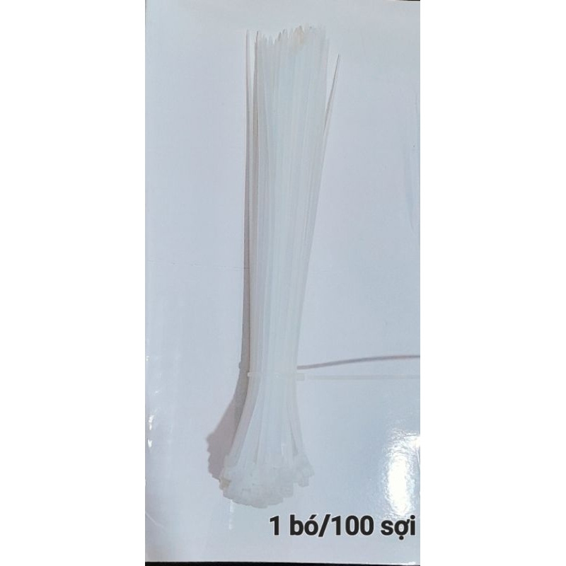 Dây rút nhựa /dây thít nhựa/dài 10cm,20cm màu trắng