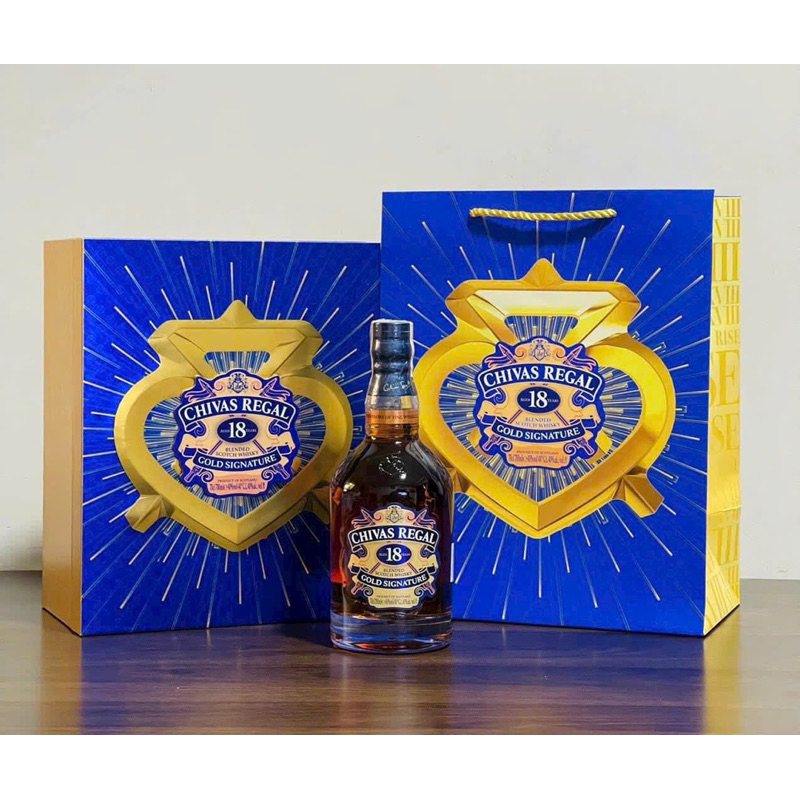 HỘP QUÀ CHIVAS 18 ( Mẫu Tết 2024)