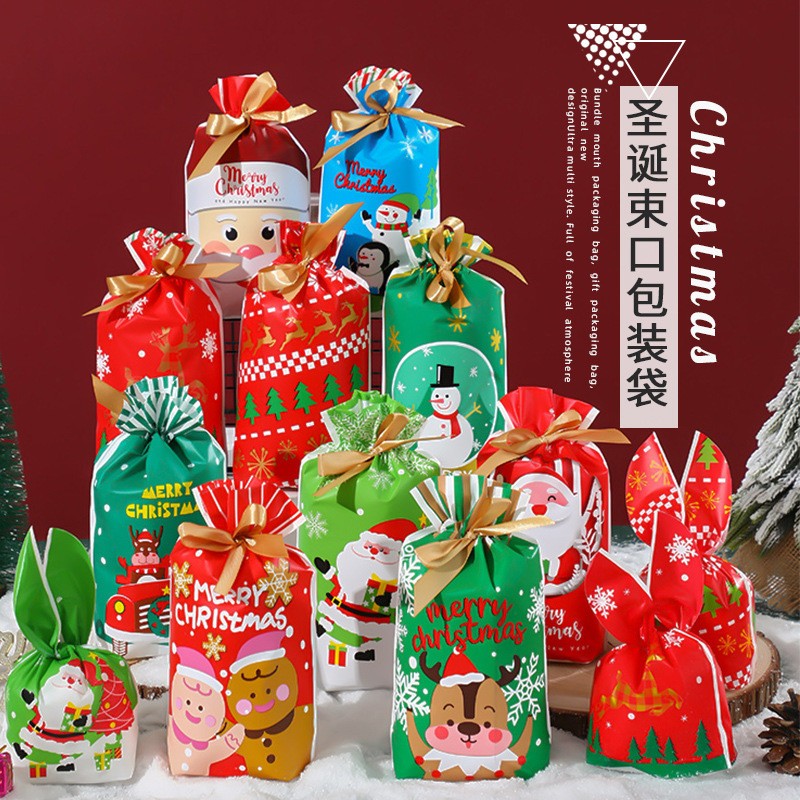 Túi đựng quà bánh kẹo noel giáng sinh cho bé