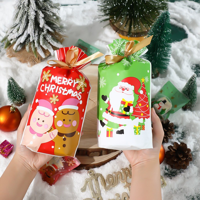 Túi đựng quà bánh kẹo noel giáng sinh cho bé