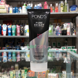 Sữa rửa mặt Pond’s than sạch sâu detox da 100g