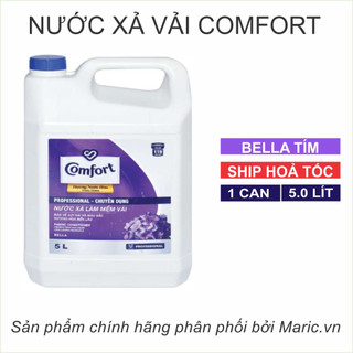 [CHỈ SHIP HOẢ TỐC] Nước xả vải Comfort nước hoa BELLA tím can 5 Lít