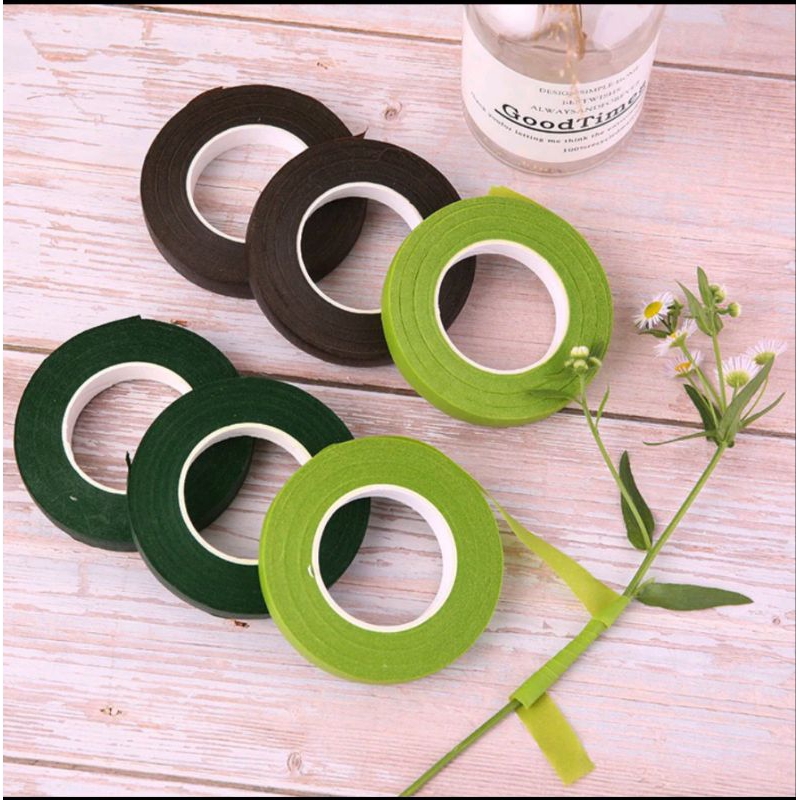 Băng dính sáp , băng dính cuốn cành hoa giả , băng dính trang trí làm thủ công , băng cuốn canh decor handmade_CT045