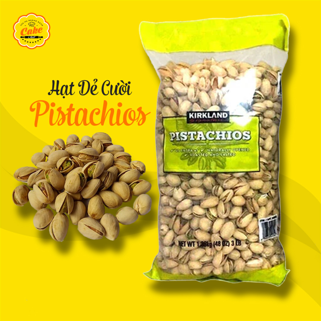 Hạt dẻ cười Kirkland Pistachios (1.36kg/túi) của Mỹ | Hạt dẻ cười Mỹ thơm ngon bổ dưỡng