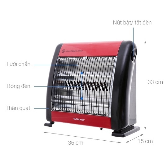 SƯỞI ĐIỆN HỒNG NGOẠI SUNHOUSE SHD7013