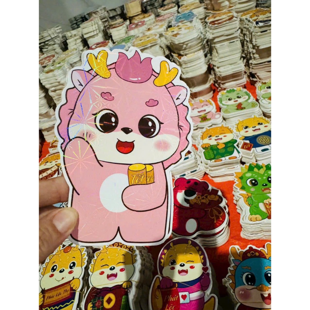 Bao lì xì chibi chi bi lì xì hoạt hình tết Giáp Thìn 2024 mới cao cấp đẹp độc lạ giao ngẫu nhiên