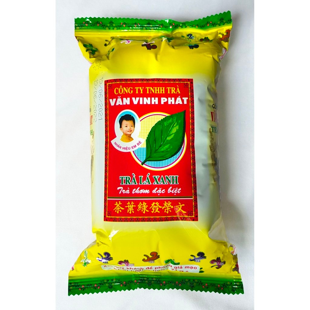 5 gói Trà lá xanh * 80g  Cực thơm