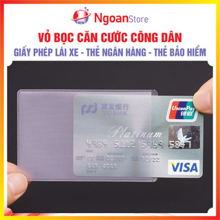 Bọc CCCD Căn Cước Công Dân GPLX Giấy Phép Lái Xe Bảo Vệ Chống Trầy - Ngoan Store