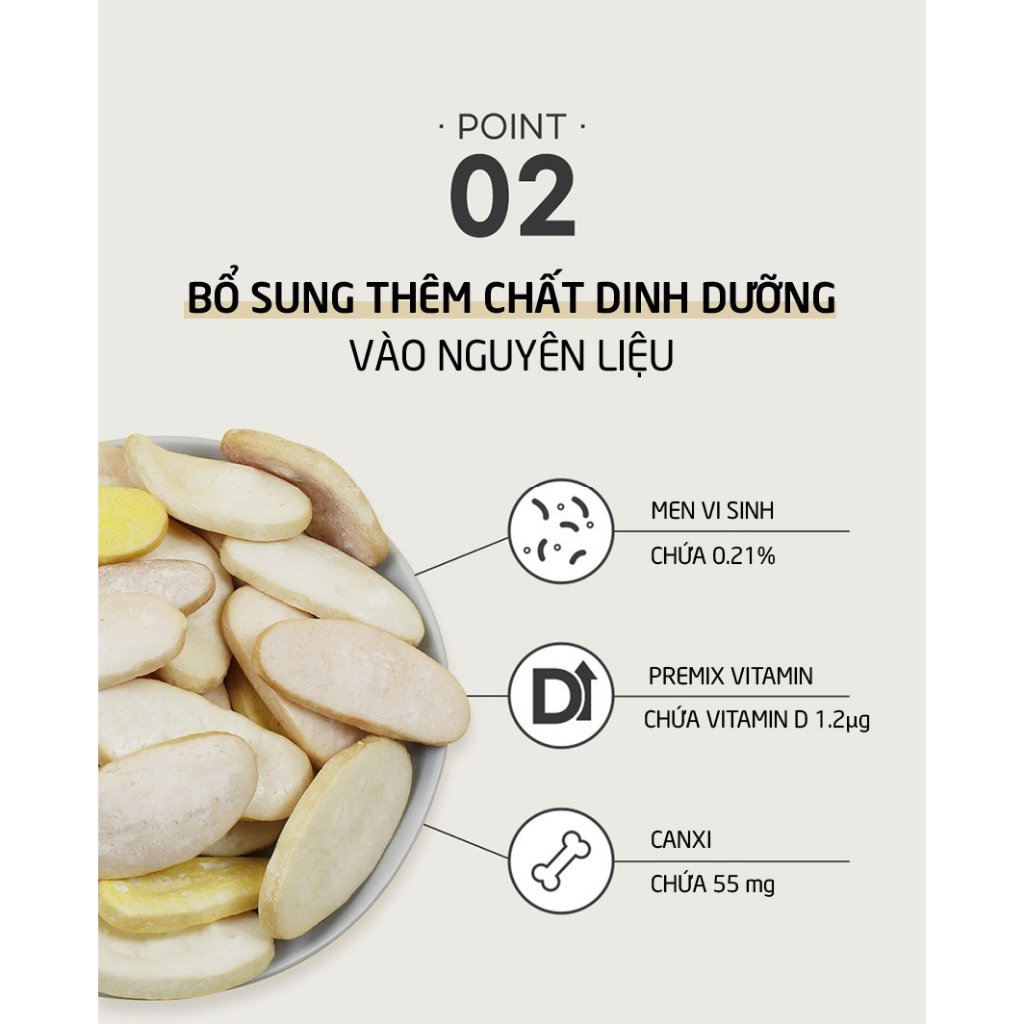 Bánh Gạo Hữu Cơ Mom's Choice Well&Good Hàn Quốc Dạng Miếng Cho Bé Ăn Dặm Từ 6M+ 25g