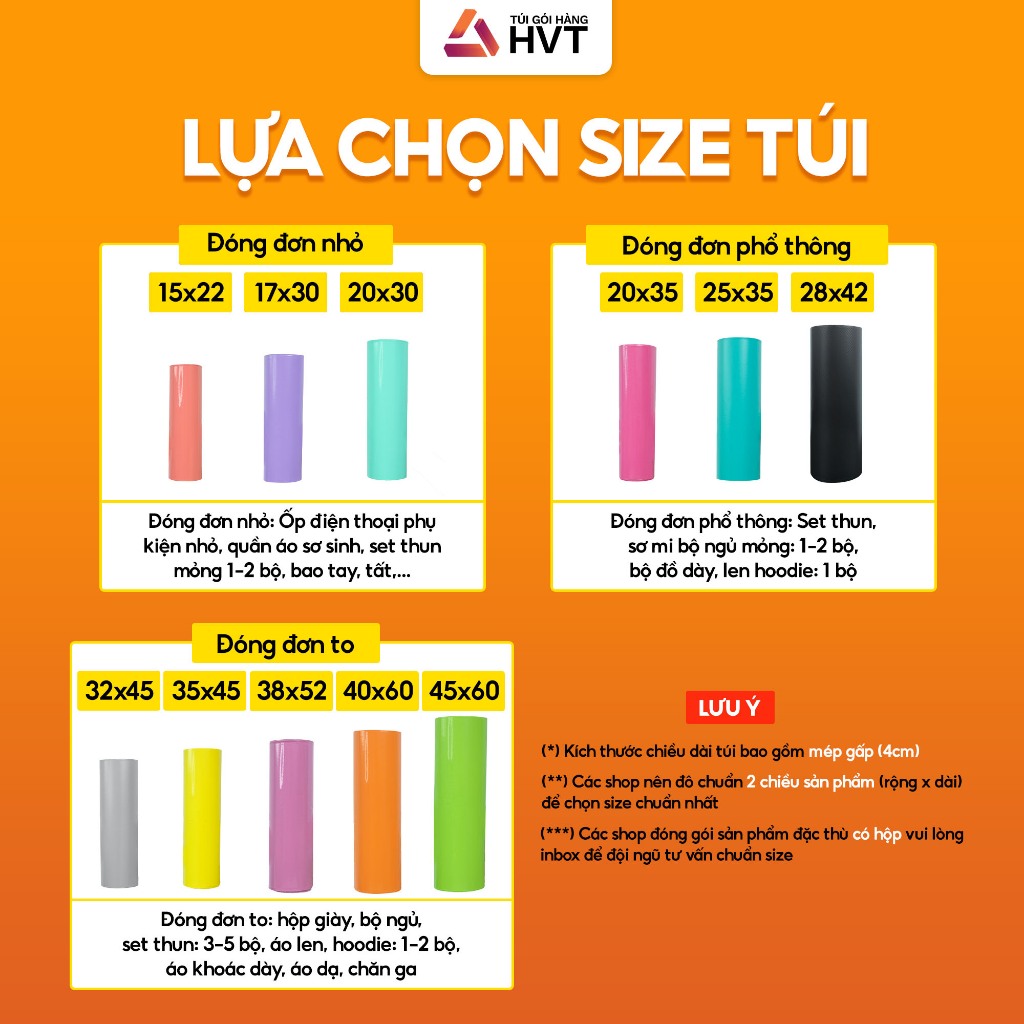Túi Gói Hàng Niêm Phong NHUAHVT Size 28*42 Túi Đóng Hàng Tự Dính Cuộn 100 Túi