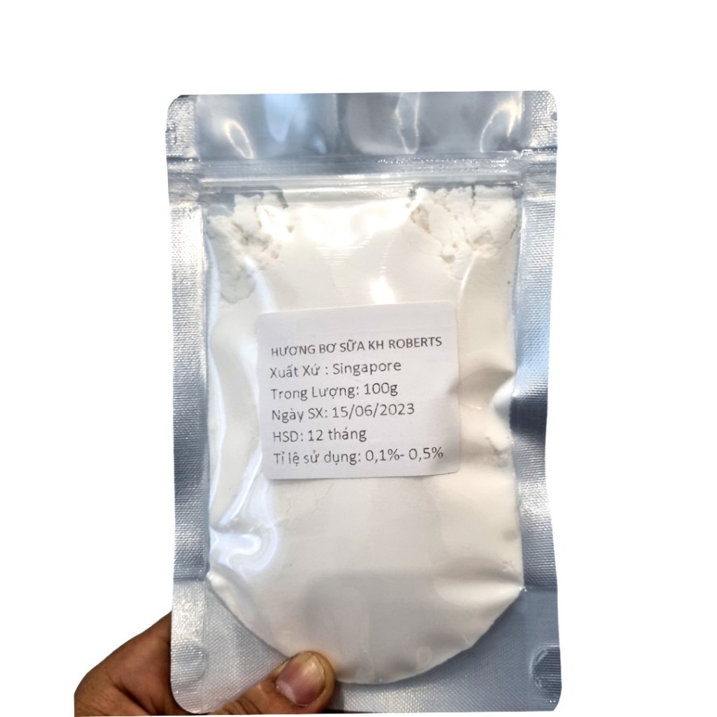 BỘT HƯƠNG BƠ SỮA SINGAPORE KH ROBERTS 50G, 100G