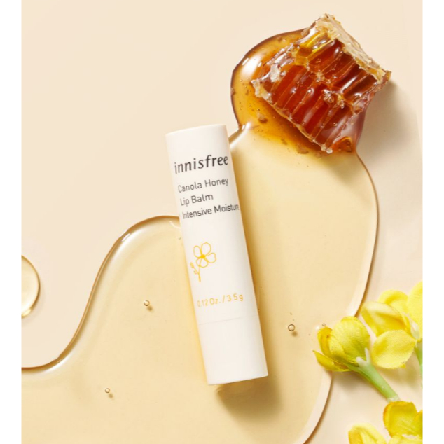 (BILL HÀN) Son Dưỡng Môi Chống Nứt Nẻ INNISFREE Canola Honey Lip Balm Intensive Moisture 3.5g