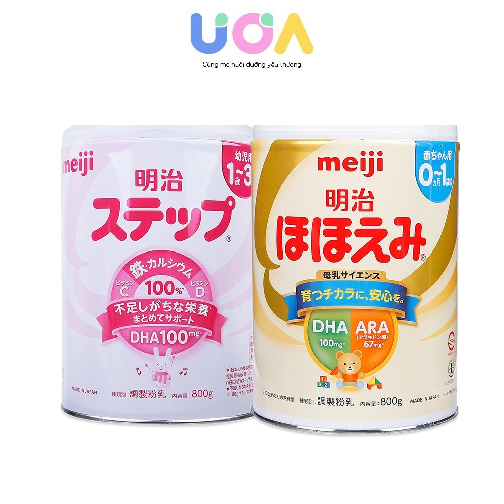 Sữa Meiji Nội Địa Nhật Bản Chính Hãng Có Tem Phụ ( Date 2025) - Ú Òa - SCT13900201