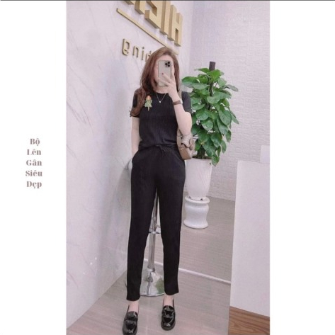 Bộ nỉ nữ thu đông,set bộ mặc nhà ,chất vải len tăm dày đẹp ANNA-FASHION