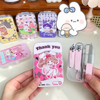Bộ Làm Móng Tay Chân 7 Chi Tiết Tông Màu Dễ Thương