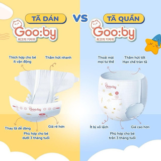 Tách bịch  1 miếng bỉm lẻ GOOBY nội địa Hàn Dán Quần NB1 S1 M1 L1 XL1