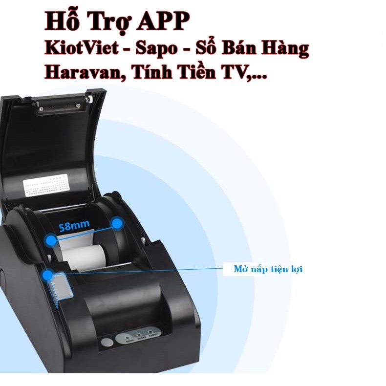 MÁY IN HÓA ĐƠN XPRINTER K58 MÁY IN BILL K57 MÁY THU NGÂN 5890