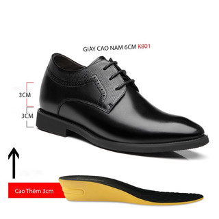 Giày tang chiều cao 6cm  K801