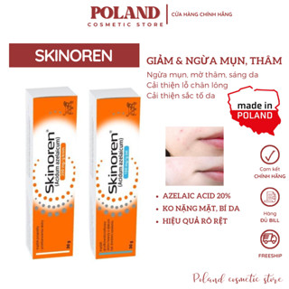 [Săn hàng] Kem SKINOREN 20%, kem giảm mụn và thâm nám tuýp 30g