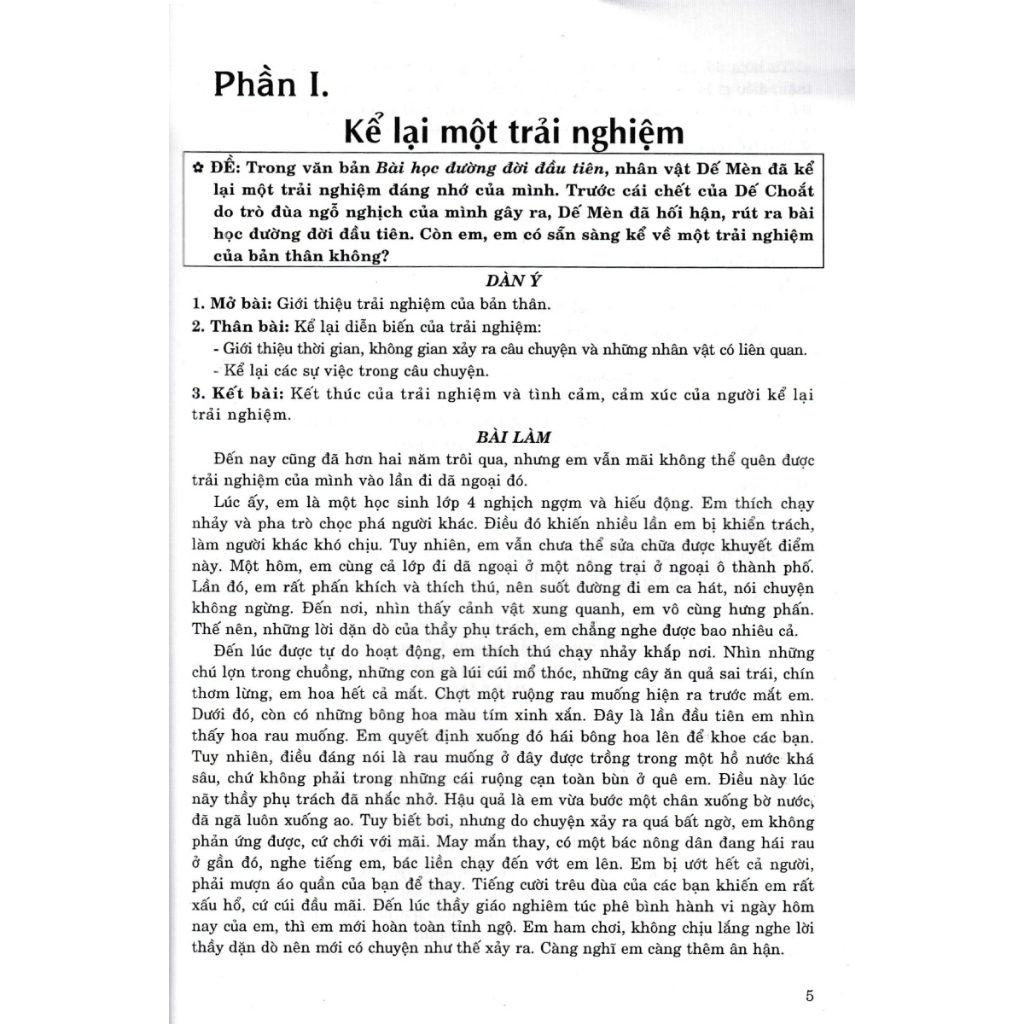 Sách-Những Bài Làm Văn Mẫu 6