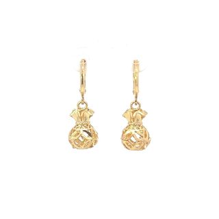 B1293VCK-60 Bông tai nữ đính đá trắng UHA , chuôi cài chắc chắn, kiểu dáng hiện đại, thu hút, sang trọng