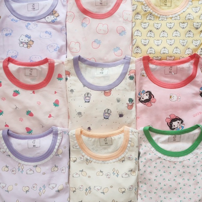 Đồ bộ dài tay cho bé gái Xinyutu 10-32kg chất cotton co giãn thoải mái, đồ bộ thu đông dài tay cho bé, bộ đồ dài mặc nhà