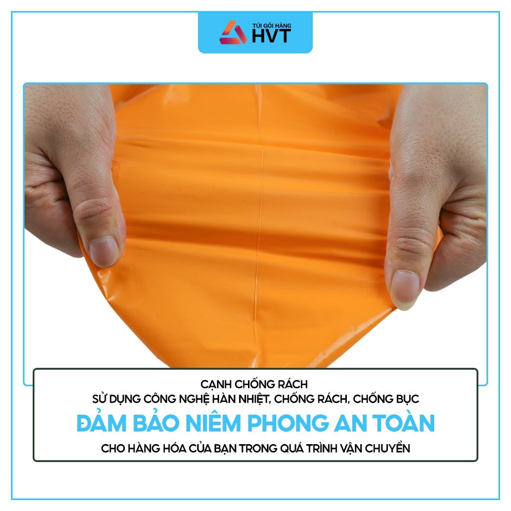 Túi Gói Hàng Niêm Phong NHUAHVT Size 38*52cm Cuộn 100 Cái Đóng Hàng Chuyển Phát Nhanh