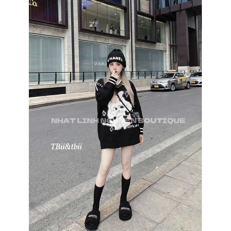 Len thỏ lông cổ tim