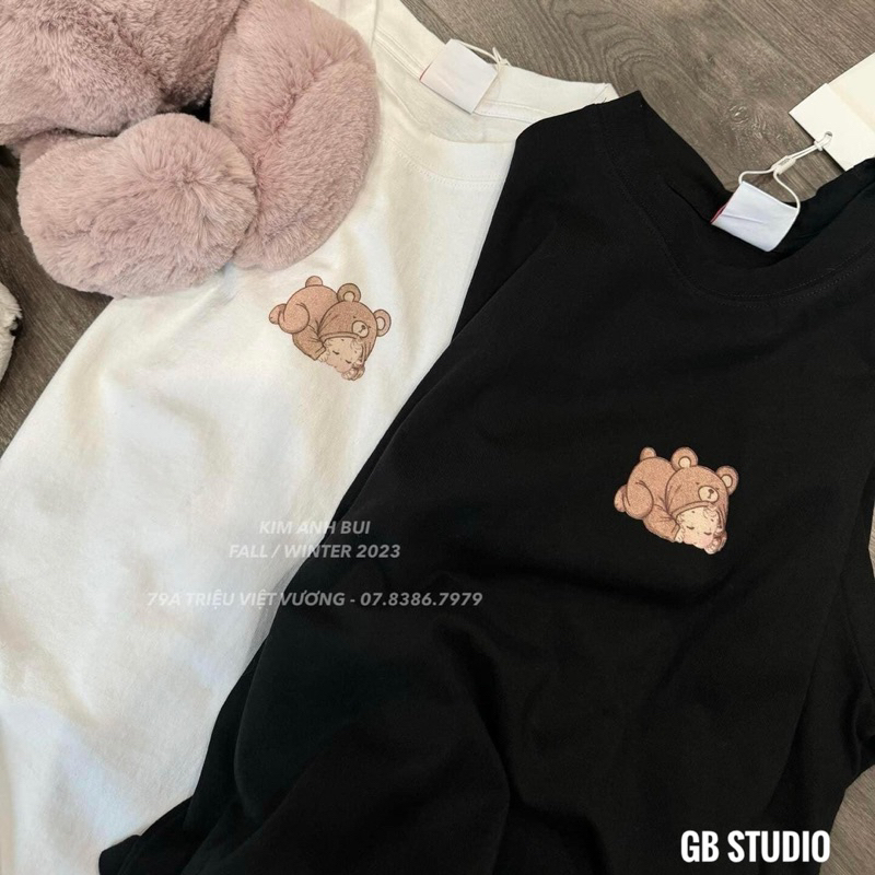 Áo phông nữ gấu siêu hot/ Áo thun nữ from rộng/HÀNG LOẠI 1 có ảnh thật video