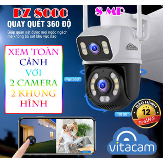 Camera 2 khung hình vitacam dz8000 chính hãng