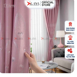 Rèm cửa gấm rèm cửa sổ rèm cửa chính hoa thêu xinh