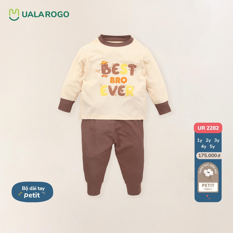 Bộ Ualarogo dài tay cho bé trai bé gái
